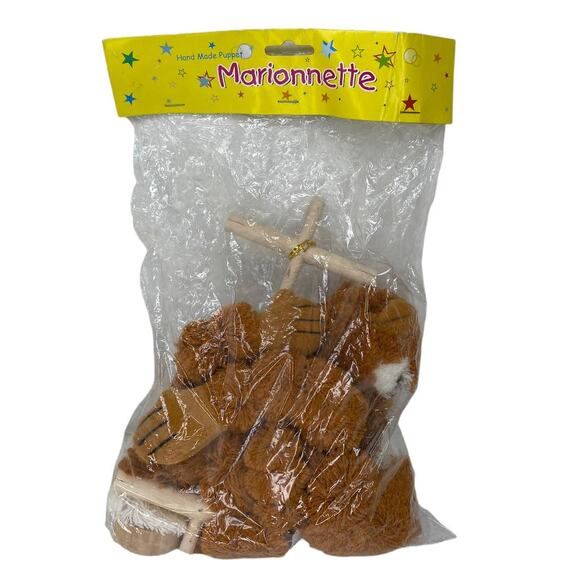 Hand Made Puppet Marionnette Monkey Sealed In Package - Picture 7 of 7